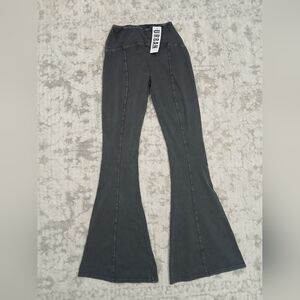 NWT Urban Outfitters Grey Flare Leggings ~ Womens Size XS